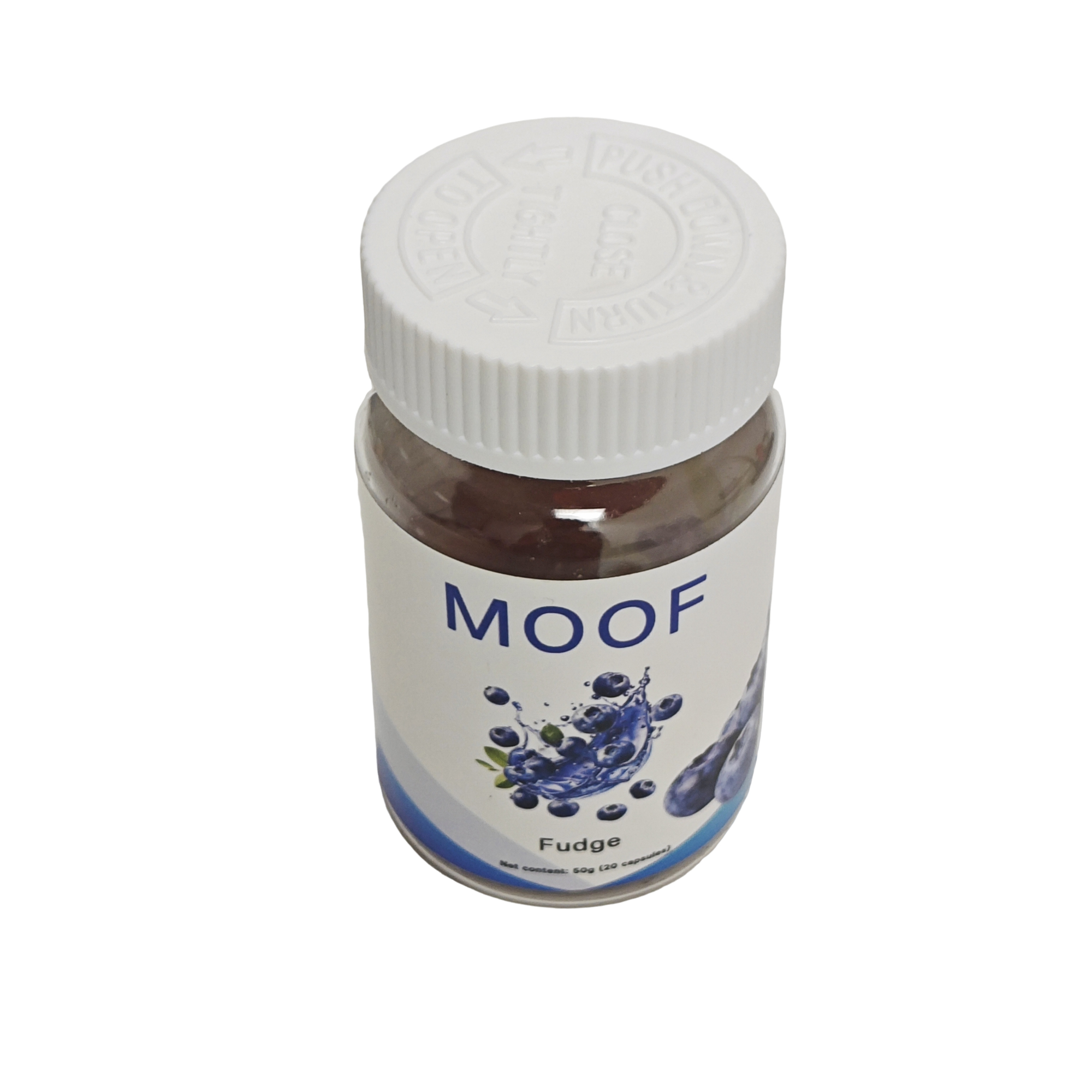 MOOF Fudge, 20 Pieces Sugar Free Gummy Fudge 50g Per Bottle, for Daily Support - 图片 6