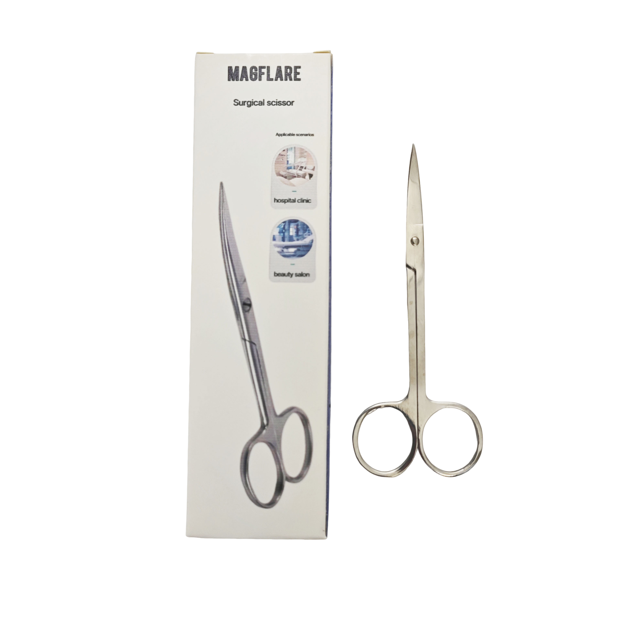 MAGFLARE 5.5 Inch Surgical scissors for Doctor, Nurse, Veterinary, First Aid, Lab Training - 图片 2