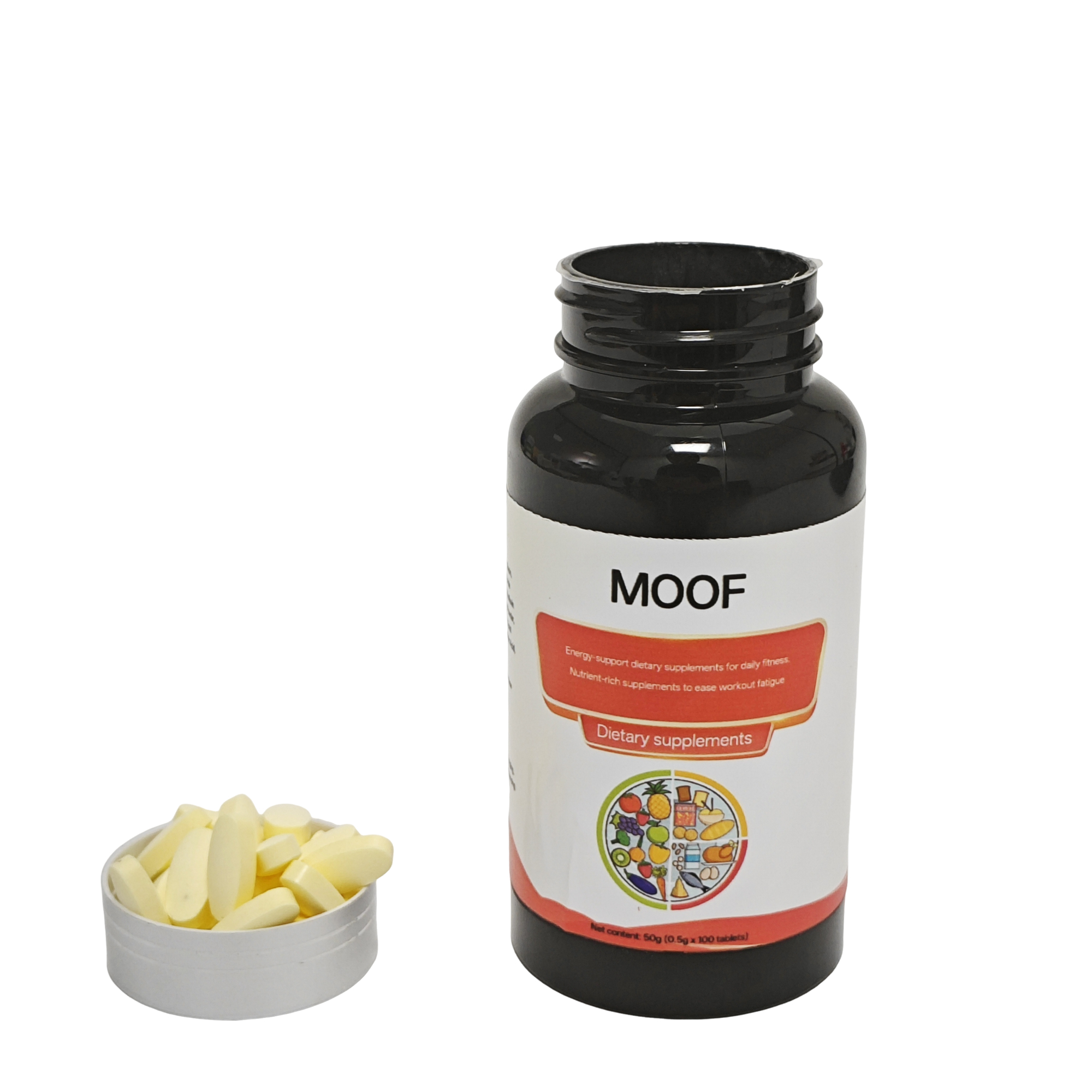 MOOF Daily Dietary supplements to Reduce Fatigue, 100 Tablets - 图片 6