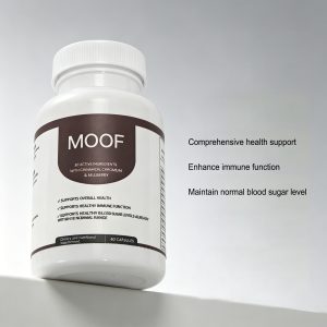 MOOF Daily Dietary and Nutritional Supplements, 20-in-1 Complex with Cinnamon, Chromium & Mulberry, Supports Immune & Healthy Normal Blood Sugar Levels, 60 Veggie Capsules