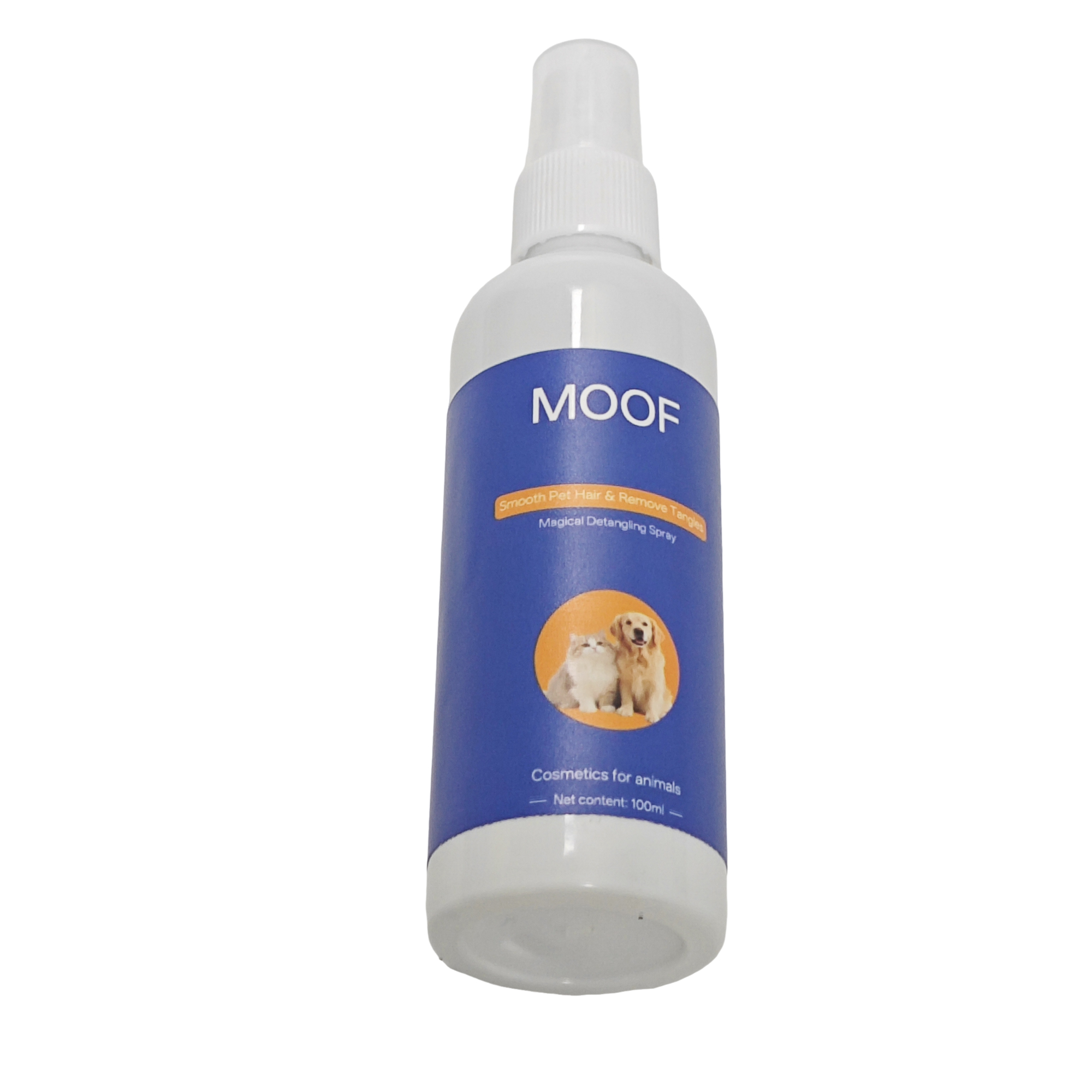 MOOF Cosmetics for Animals, Gentle Fur Care Leave-In Mist for Dogs and Cats, Natural Plant Extract Grooming Cosmetic, 100ml Portable Spray Bottle - Image 3