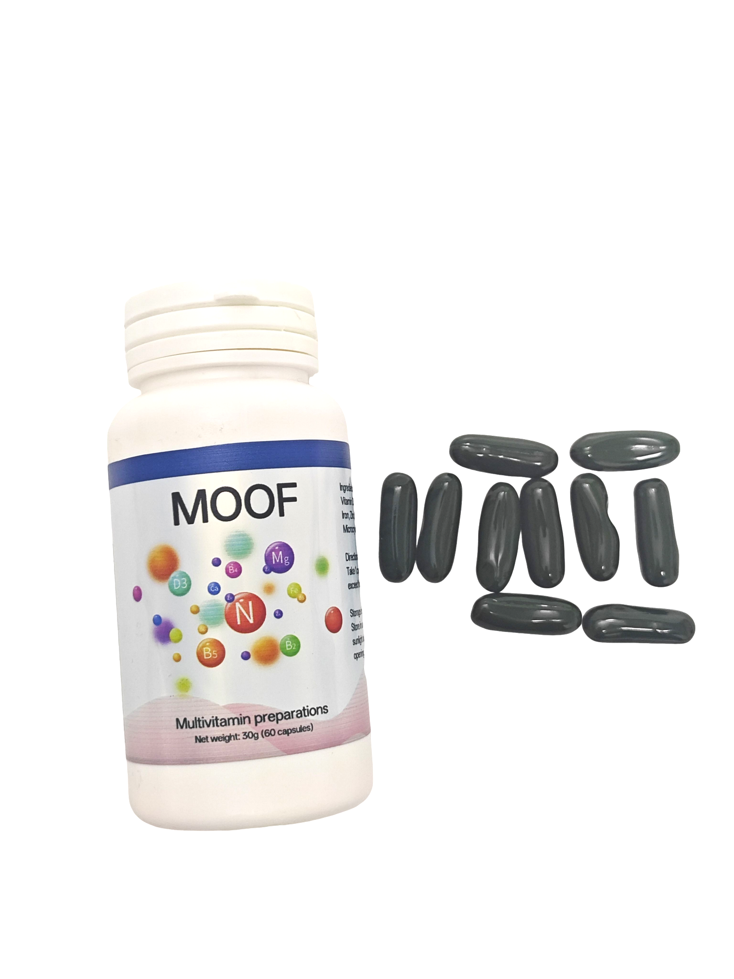 MOOF Daily Multivitamin preparations for Men Women, 60 Count - Image 3