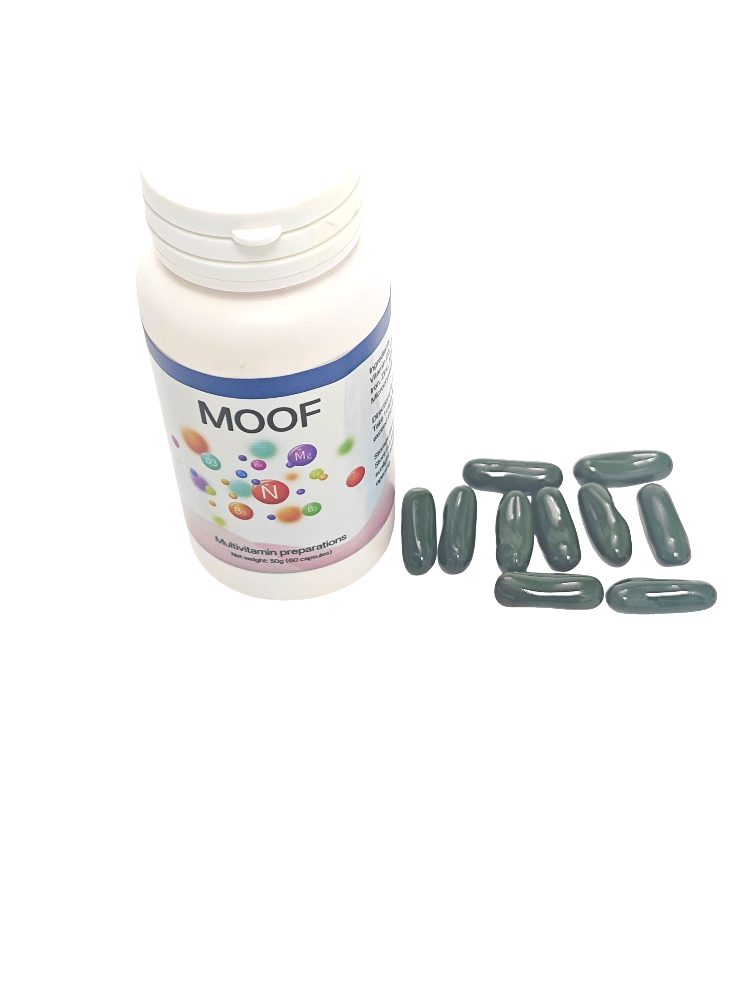 MOOF Daily Multivitamin preparations for Men Women, 60 Count - Image 5