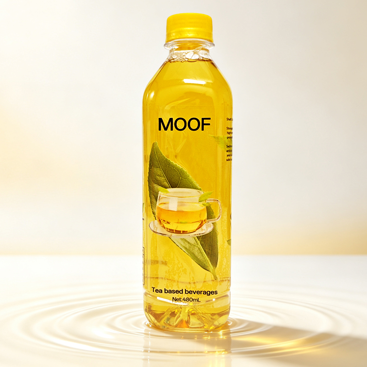 MOOF Tea based beverages, Zero Sugar Zero Calorie, 480mL Per Bottle - Image 4