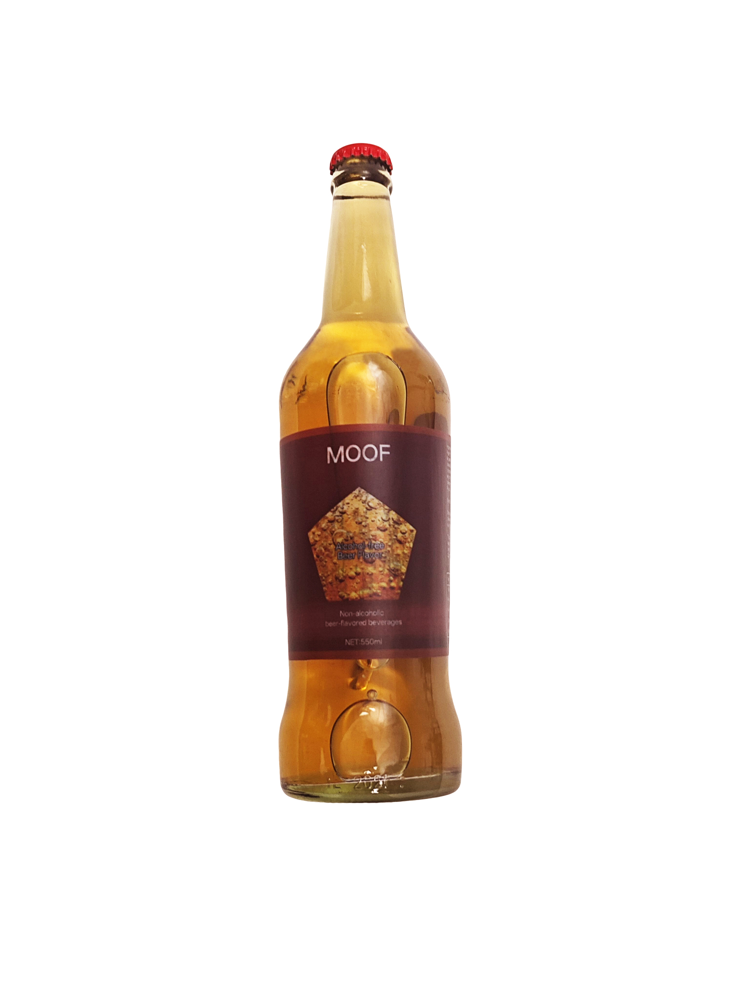 MOOF Non-alcoholic beer-flavored beverages, Zero Alcohol Malt Drink, 550ml, Pack of 8 - Image 3