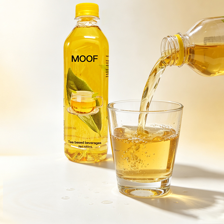 MOOF Tea based beverages, Zero Sugar Zero Calorie, 480mL Per Bottle - Image 2