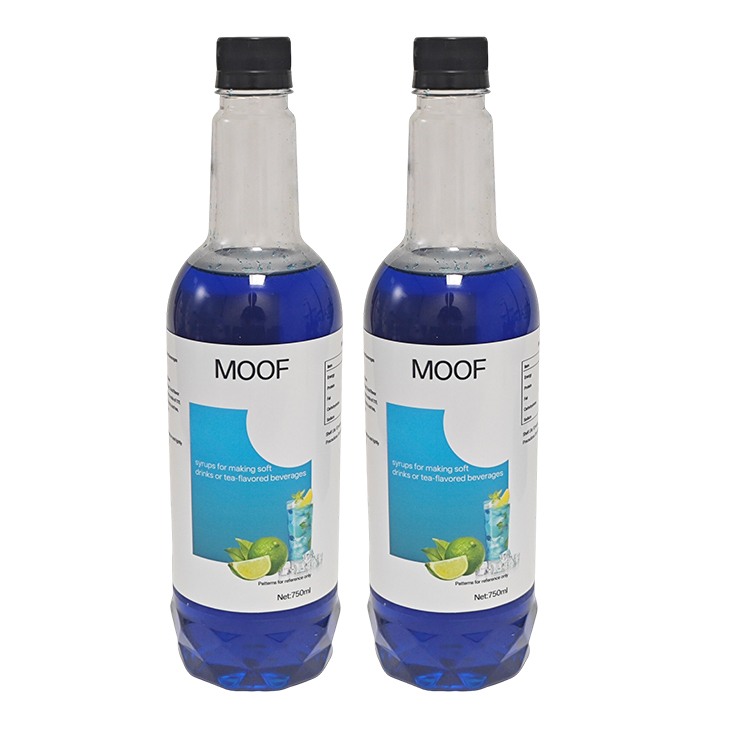 MOOF 750ml syrups or for making soft drinks or tea-flavored beverages, 2 Bottle