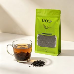 MOOF Loose Leaf Green Tea, Fresh Curled Green Tea Leaves, Rich Aroma Loose Tea for Daily Hot Brewing