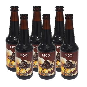 MOOF Coffee-flavoured beer, Rich Roasted Coffee Taste Craft Brew Beverage, 6 Pack