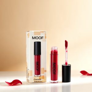 MOOF Liquid Lip Gloss, Long Lasting Matte Lip Tint, Non-Sticky Velvet Lip Makeup Cosmetic for Women Daily Makeup